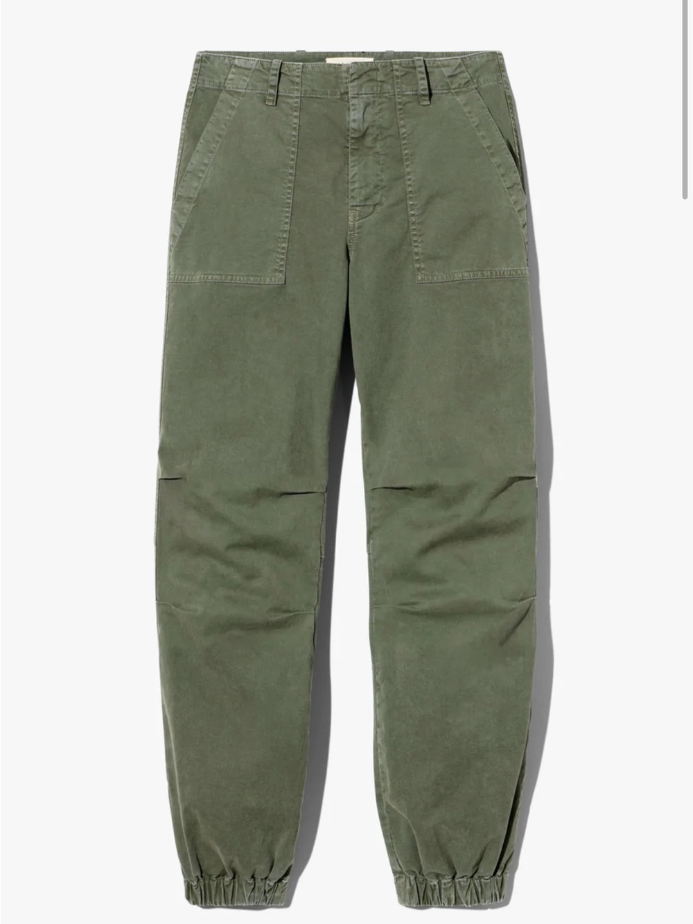 Nili Lotan Olive Green Utility Trousers